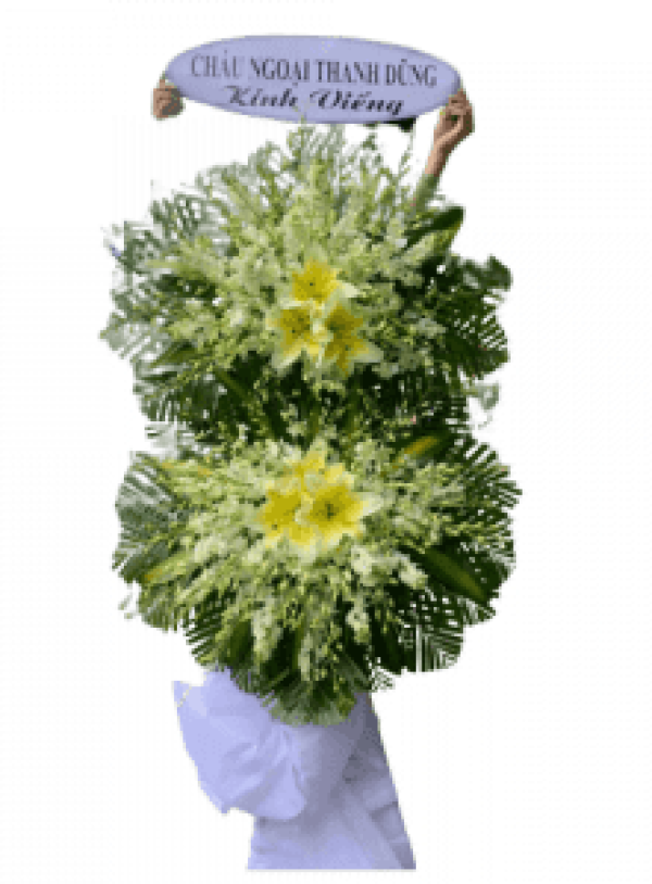 Kệ Hoa Chia Buồn Mẫu 08